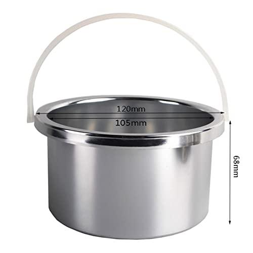 Generic Java Trade Portable Wax Heater Inner Pot for Depilatory Hair Removal Wax Machine Silver