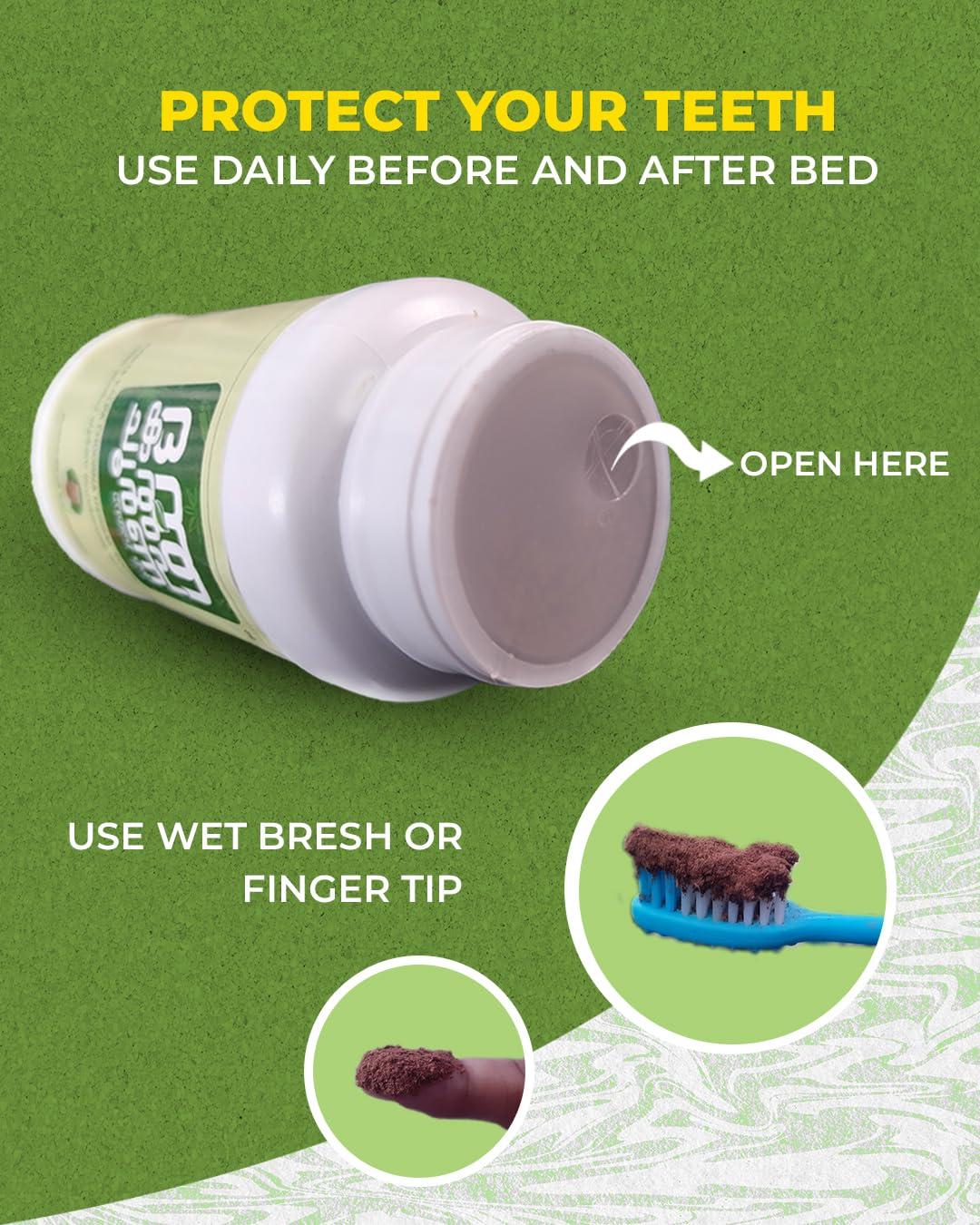 DANTA KALPA CHOORNA Danta Kalpa Choorna Ayurvedic Herbal Tooth Powder - Natural Organic Dental Care for Teeth Whitening, Fresh Breath, Cavity and Enamel Protection, Healthy Gums and Stain Removal - 80 gm