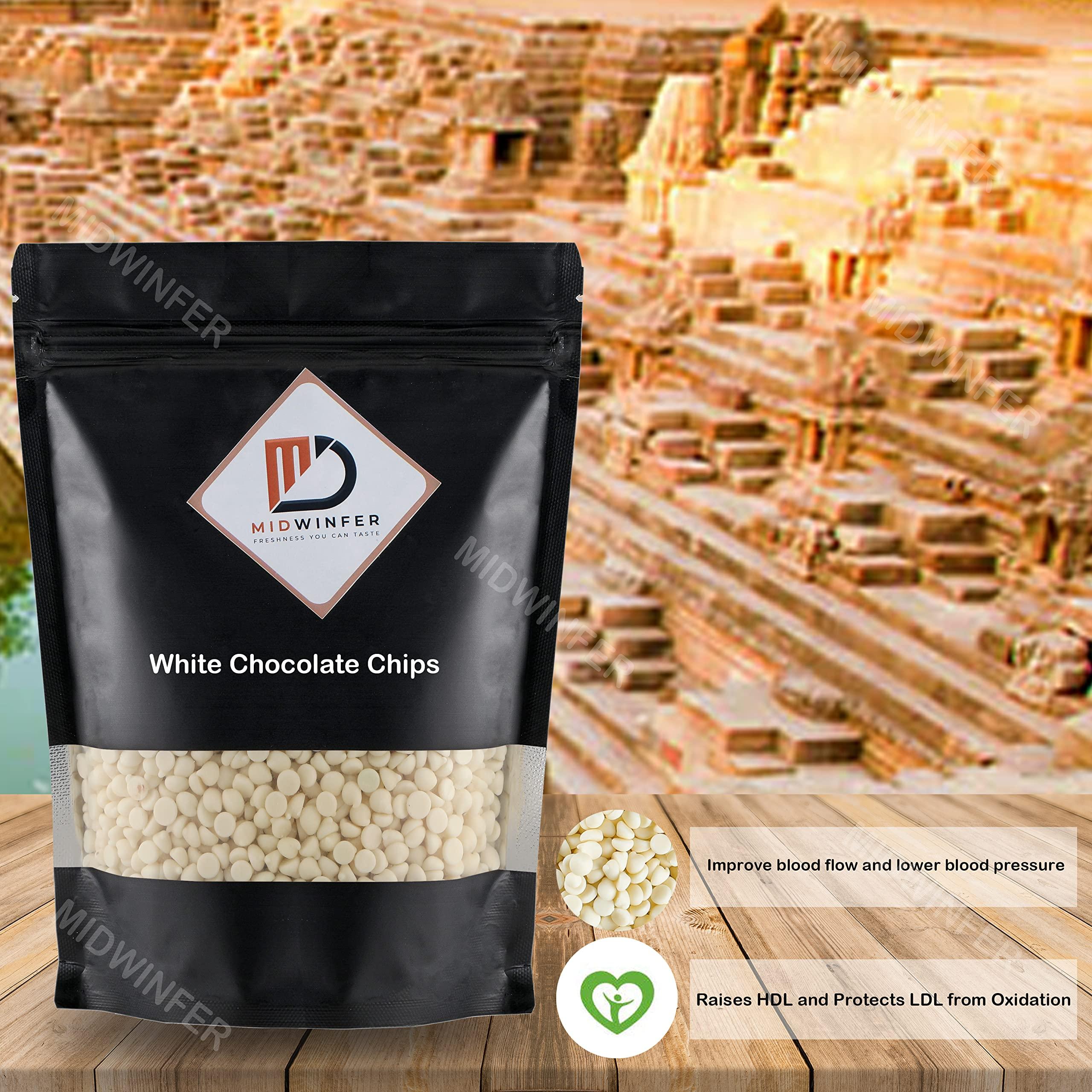 Midwinfer Midwinfer White Chocolate Chips 800g For Cake Decoration