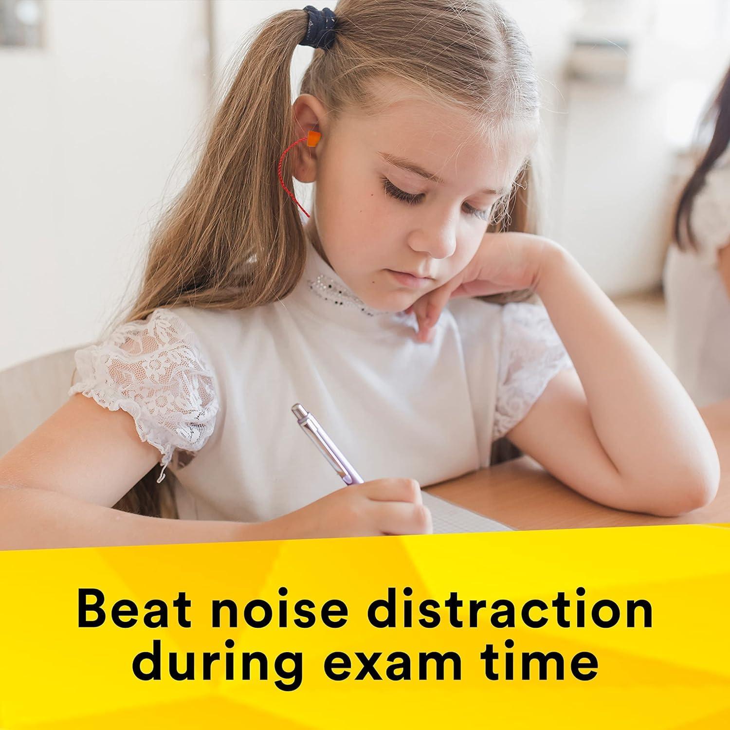 TONY STARK TONY STARK Ear Plugs Corded, Extra Soft, Reusable Earbuds Noise Cancellation, Soundproof Earplug Use For Underwater, Meditation, Study, Flight Travel,Sleeping Sound Block Up To 29 Decibel (Pack of 5)