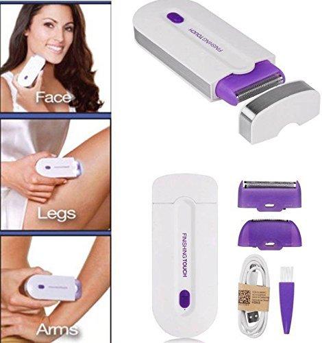 Param Param Electric Hair Remover Finishing Touch Pain-Free Plastic Shaver, Multicolour