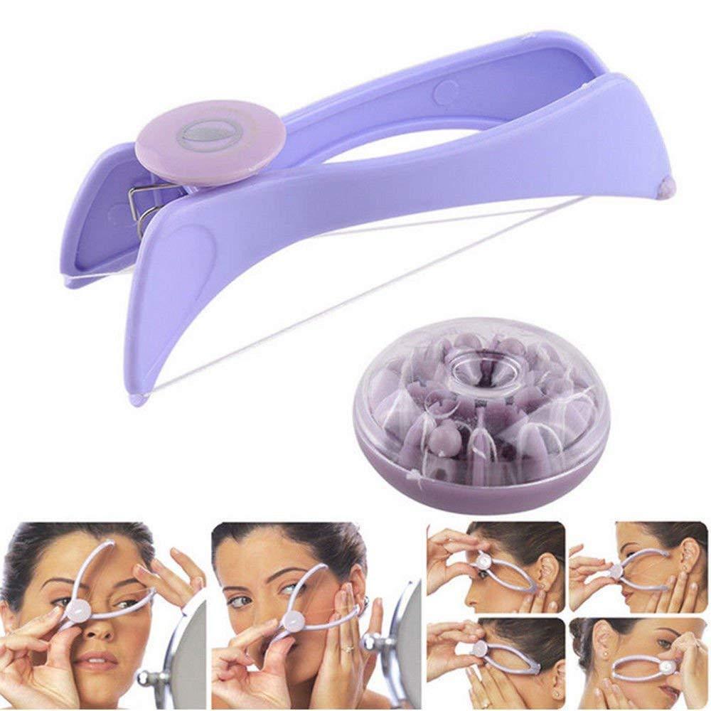 Glowick Glowick Facial Eyebrow Hair Removal Tweezer Tool Hair Threading and Removal System Tweezers Hair Threading Kit for Women (1Pcs)