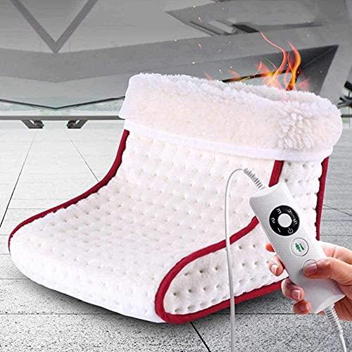 Delavala Delavala Foot Warmer Electric Feet Heater Warmer with Adjustable Temperature 5 Heat Setting and Auto Shut Off Washable Detachable Inner Fleece Lining with Handheld Controller