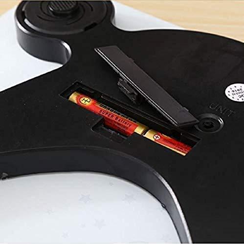 Vandan Vandan black Glass Electronic weight machine for body weight,Thick Tempered Glass & Electronic Digital Personal Bathroom Health Body Weight Weighing Scale,Black,body weight machine,