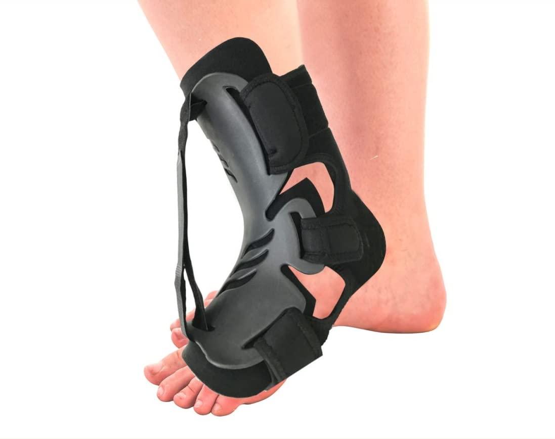 SAMSON MEDICAL TECHNOLOGIES DORSAL NIGHT SPLINT SLEEPING STRETCH BOOT Adjustable Achilles Tendonitis Brace for Fascia, Tendon and Calf Stretching, Heel and Bone Spur, Arch Pain Treatment (LARGE & EXTRA LARGE)