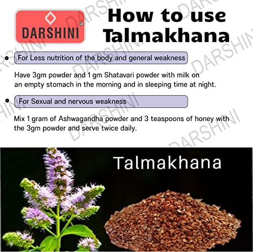 DARSHINI Darshini Talmakhana Seeds/Talimkhana Seeds/Kokilaksha/Asteracantha Longifolia, 200g