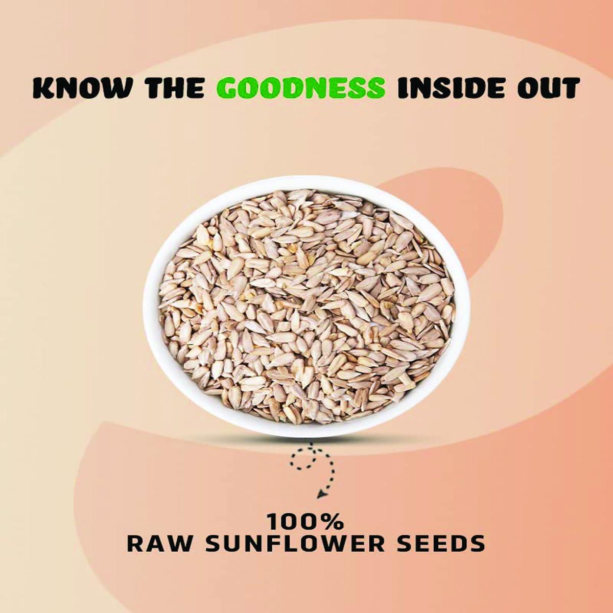 Avenn Avenn Organic Sunflower Seeds Without Shell | Dry Seed for Eating | Premium Raw Healthy Snack for Skin | Rich In Protein & Vitamin E Superfood | Diet Food (700 GM)
