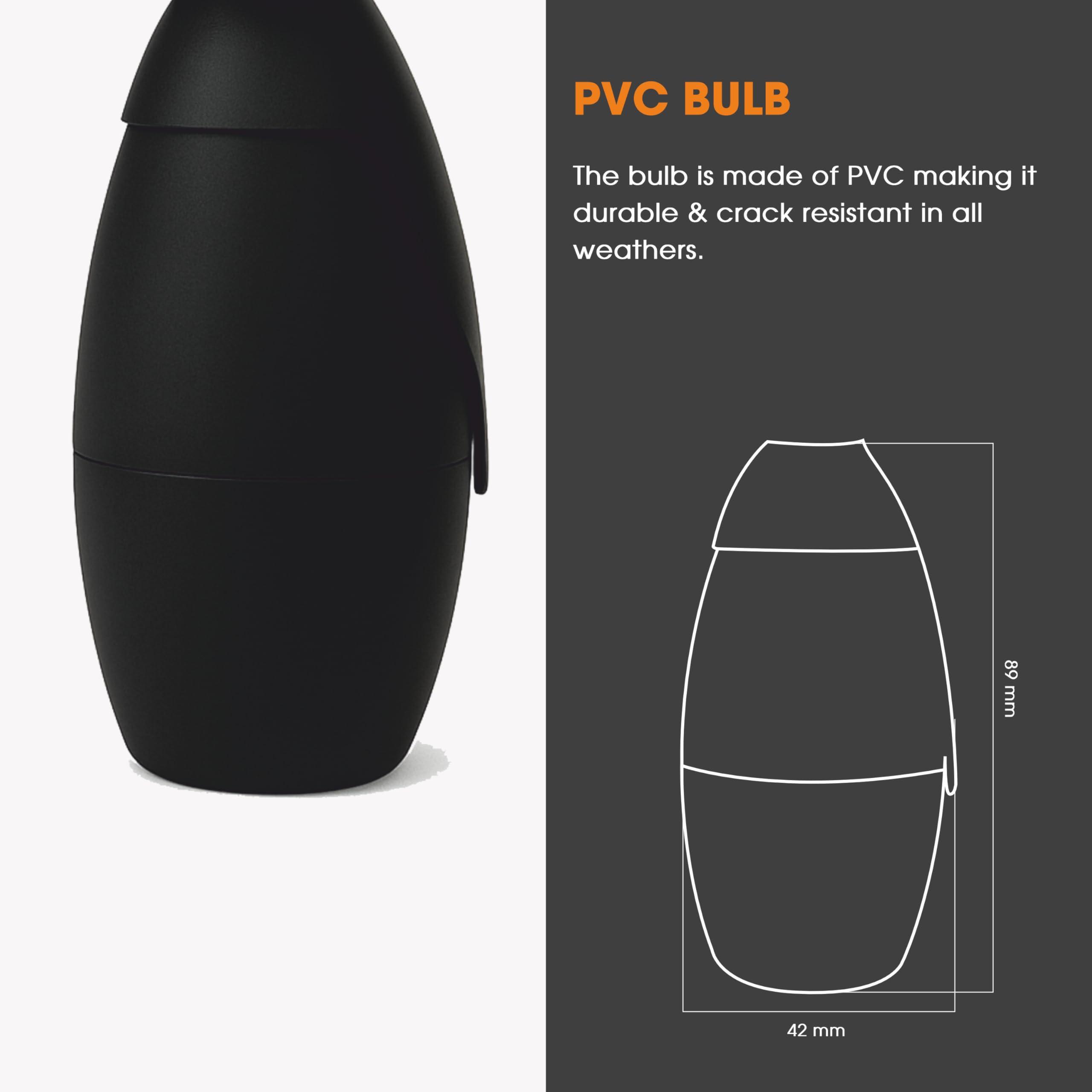 ELKO ELKO EL-420 Palm Type Aneroid Blood Pressure Monitor Sphygmomanometer with Carry Case | Large Cotton Cuff (Black)