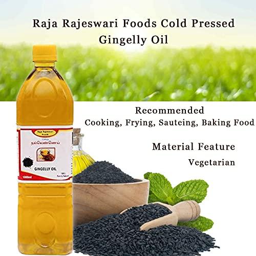 Raja Rajeswari Foods Raja Rajeswari Foods Cold Pressed Gingelly Oil for Cooking | Edible Gingelly Oil | Sesame Oil | Sesame Oil for Cooking | Edible Sesame Oil | 1 Liter