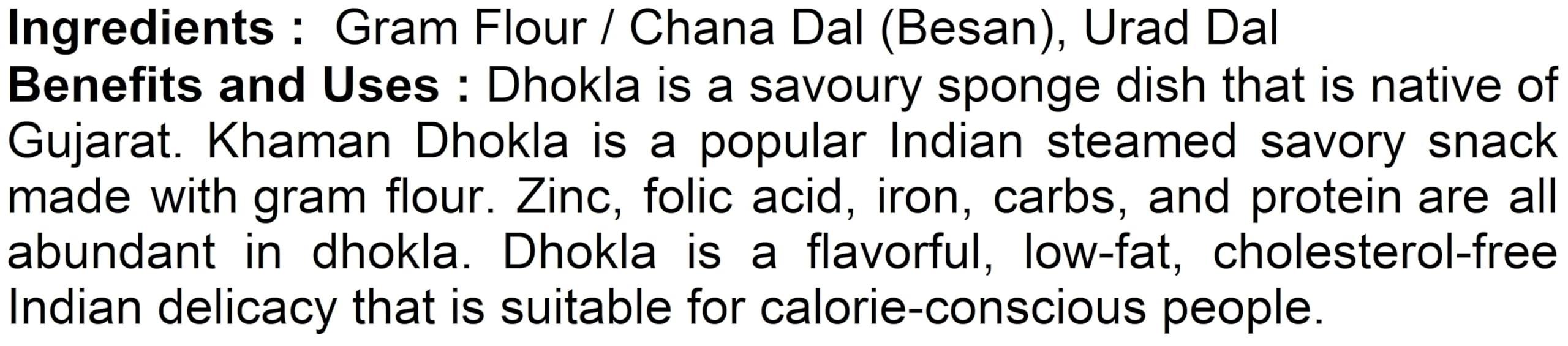 Generic The SouthWest | Dhokla Flour - Yellow | Khaman Dhokla | Dhokla Atta | Dhokla Peeth | Dhokla Powder