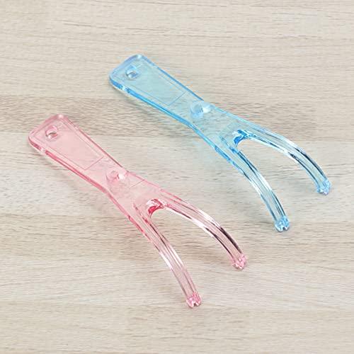 HEALLILY HEALLILY 1pc Dental Floss Holder Y Shape Replacement Floss Mate Handle Flat Wire Dental Floss Replacement Rack for Oral Clean