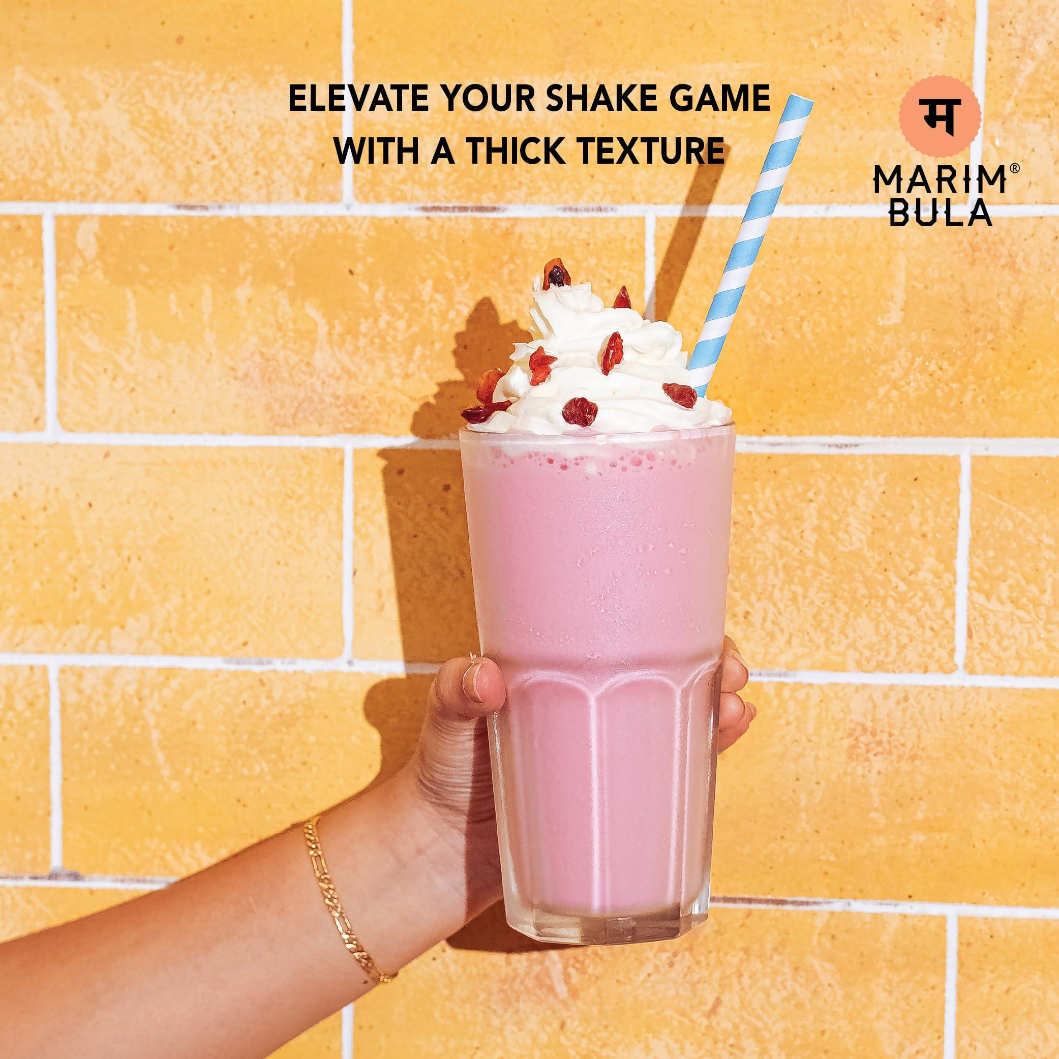 MARIMBULA Marimbula Vanilla Frappe Premix Powder | 100% Vegetarian | Suitable For Making Thick & Smooth Texture Milkshakes, Cold Coffee, Beverages And More | 1kg