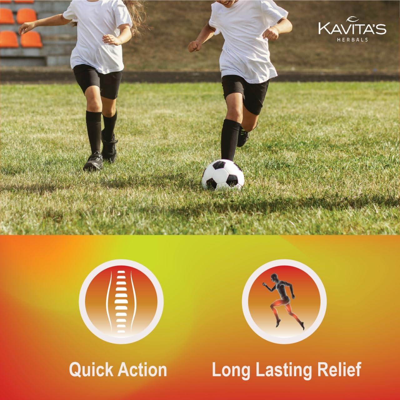 KAVITA'S Kavita's Herbal Liniment Pain Relief Massage Oil - Relief from Muscle, Knee, Backache, Arthritis Pain - 60 ml (Pack of 12) (Unscented, 60 ml)