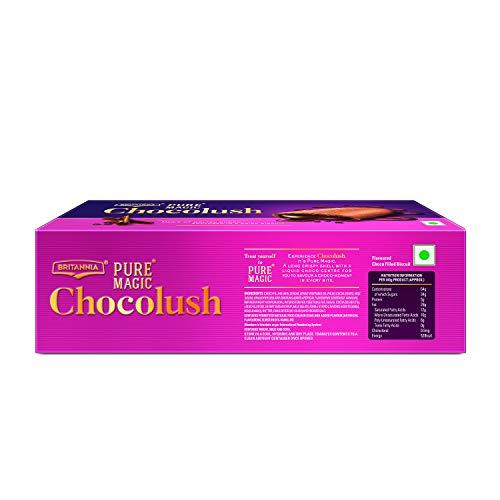 Britannia Britannia Pure Magic Chocolush, 300g, with extra crunchy biscuit and gooey choco-filling, Pack of 2