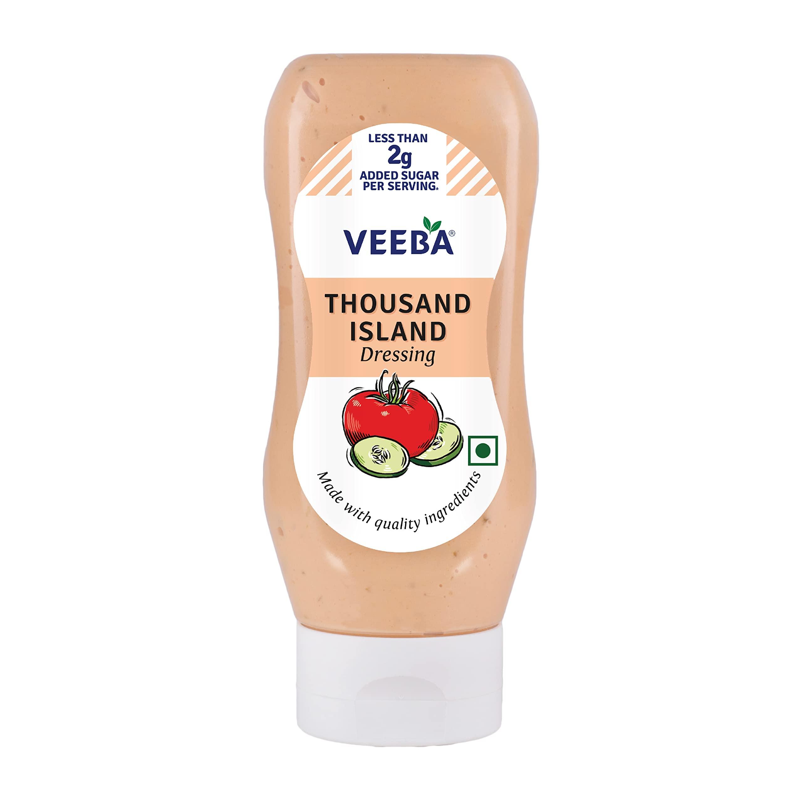 VEEBA Veeba Thousand Island Dressing, 300g and Veeba Honey Mustard Dressing, 300g