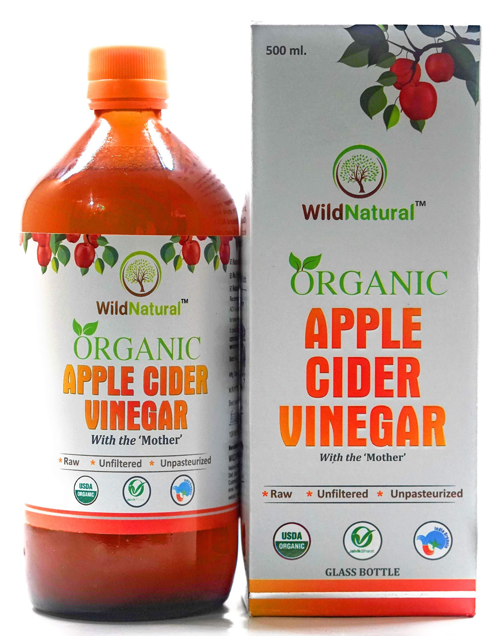 WildNatural WildNatural Organic Raw Unfiltered Unpasteurized Apple Cider Vinegar with Mother Vinegar