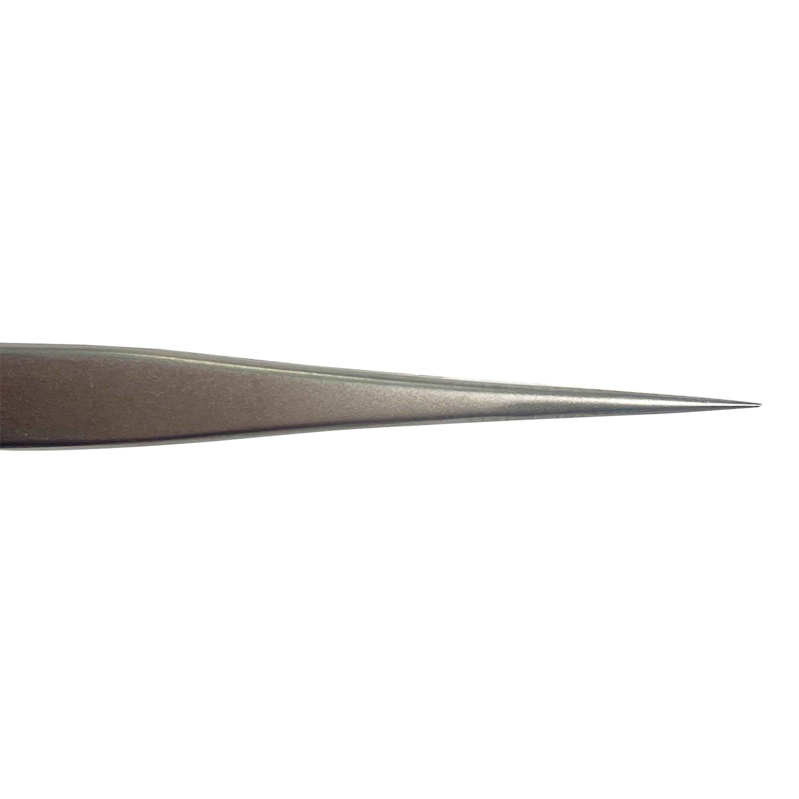 CHAZN CHAZON Stainless Steel Straight Point Tweezers, Best Tweezers for Eyebrows, Facial Hair and Ingrown Hair