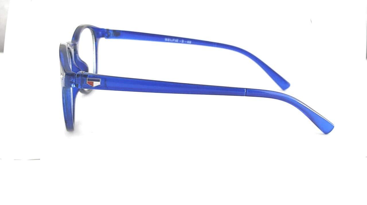 Glasswear Glasswear Blue Cut Glasses For Computer Blue Cut Glasses For Men And Women Blue Ray Glasses For Men Blue Transparent Blue Frame Whit Blue ray Block Lenses (0.00 Plano Blue Cut Glasses)