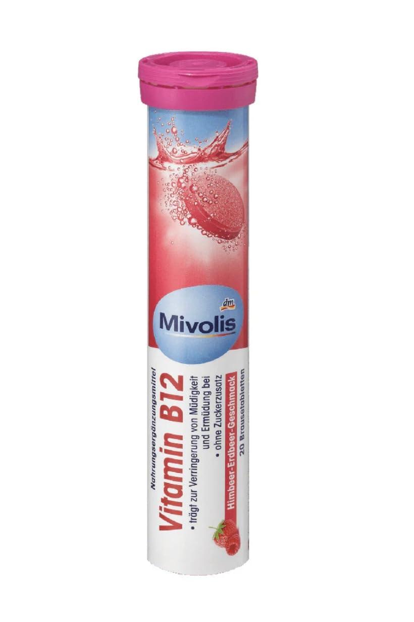 MIVOLIS Mivolis Vitamin B12 Effervescent Tablets | Product of Germany - 20 Tablets 82g