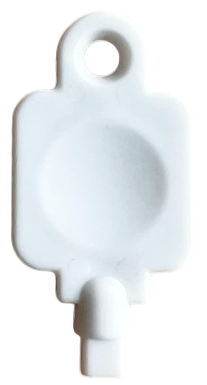 KeyPower (2) KeyPower Keys for Georgia Pacific Toilet Paper Dispenser Key # 50413 Compatible with Jumbo Roll Bath Tissue dispensers (#58050#59009) and Vista Center-Pull Towel dispensers (# 54050) (2)