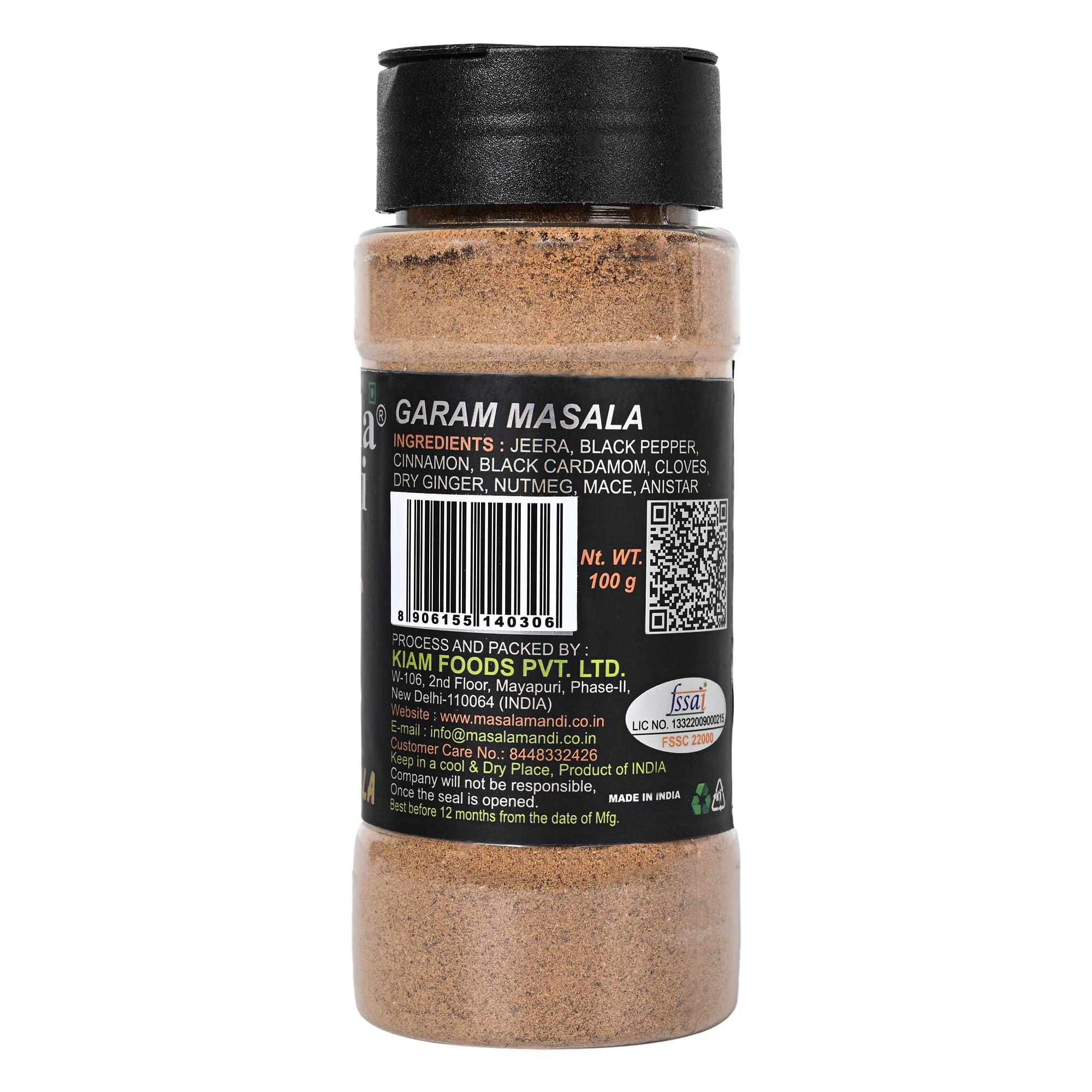 Masala Mandi Masala Mandi Garam Masala Powder 100 Gram | Rich in Flavor, Naturally Processed and No Preservatives