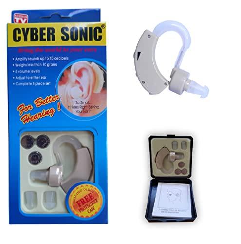 CYBER SONIC CYBER SONIC® Hearing Aids CYBER Ear Machine Hearing for Old Age/Ear Hearing Machine/BTE Hearing Aid Machine/Ear Sound Amplifier/Sound Enhancement Amplifier