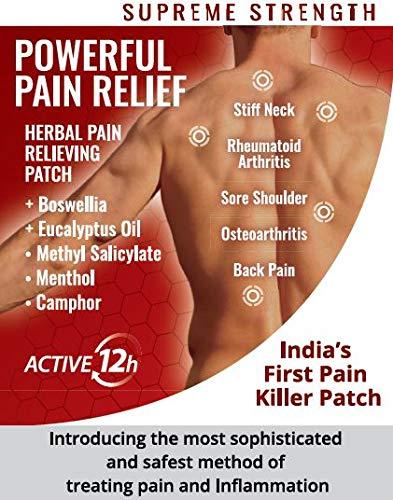 RELYONPAS+ RELYON PAS+ Herbal Pain Relief Patches - Muscle - Knee - pain releiver -World First patch with Boswella -Instant Releif Plaster & Patch (10 Patches)