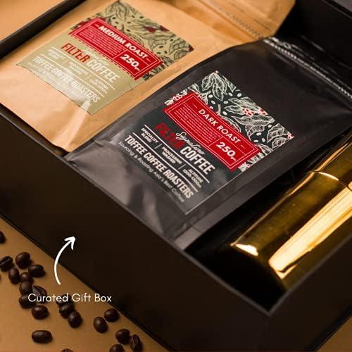 Toffee Coffee Roasters TOFFEE COFFEE ROASTERS | Medium Dark Roast Traditional South Indian Filter Coffee Connoisseur Set - 250 gm