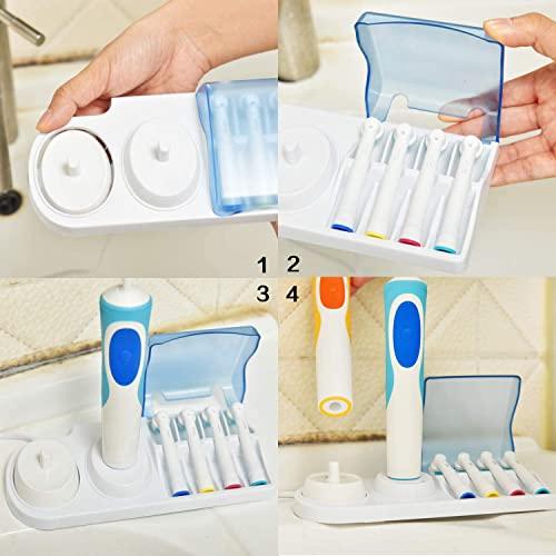 LazyMe LazyMe Stand Anotion Electric Toothbrush Heads Holder for Braun Oral B (1 Holder)