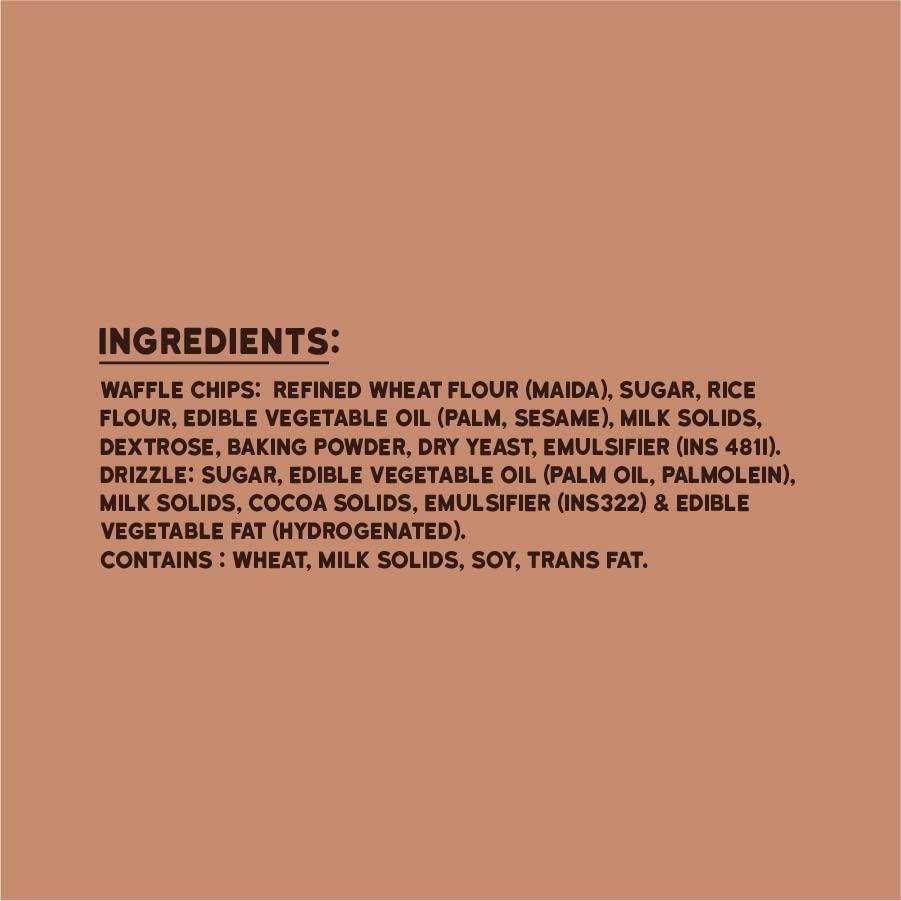 London Bubble Co London Bubble Co - Waffle Chips - Chocolate - Combo - Pack Of 3-35gms