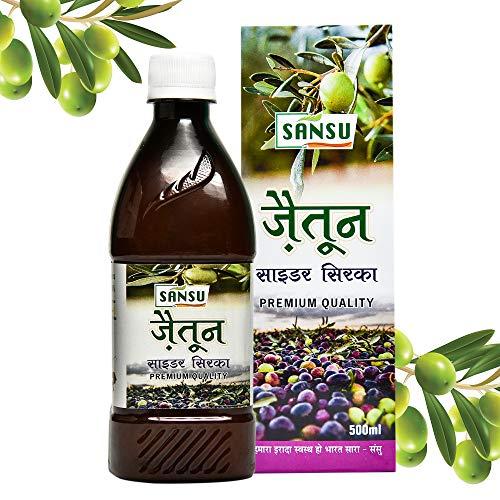 SANSU SANSU Olive Vinegar || Zaitoon Ka Sirka || (Pack of 3)