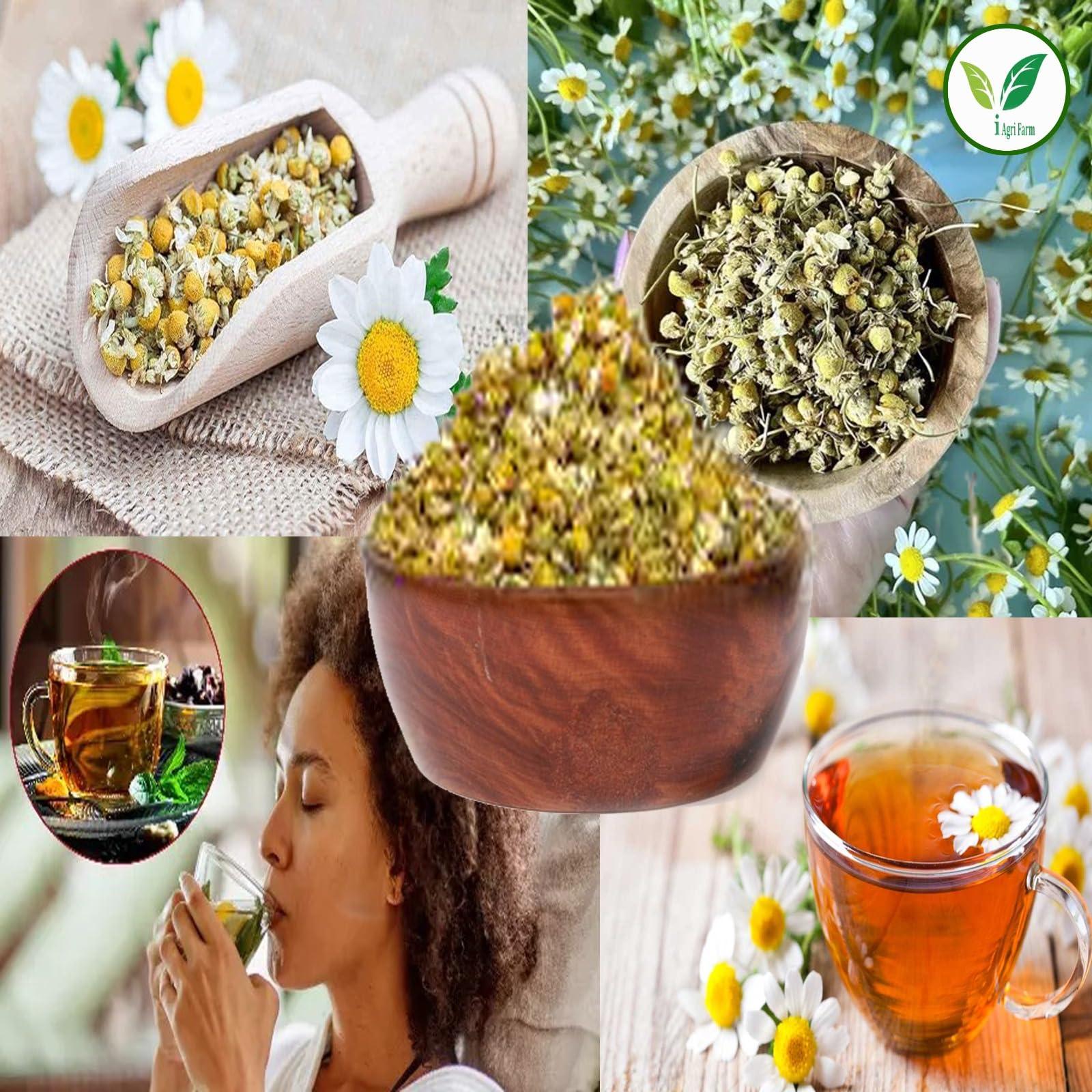 IAgriFarm Iagrifarm Chamomile Dried Flower - 450 g/Babuna/Camomile/Matricaria Chamomile Flower