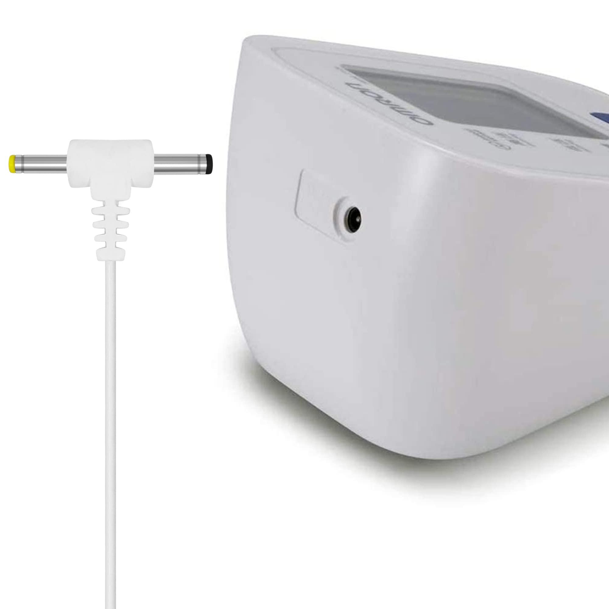 elove Elove BP Adapter for Blood Pressure Monitor 5, 7 Series / 6V AC/DC BP Machine Adapter with 10 Feet Extended Cord - White