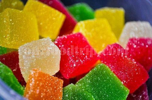 Aromatic LA Aromatic Sugar Cubes/Jelly Beans-Multicolour Flavoured-Sugr Coated Jelly-800Grams