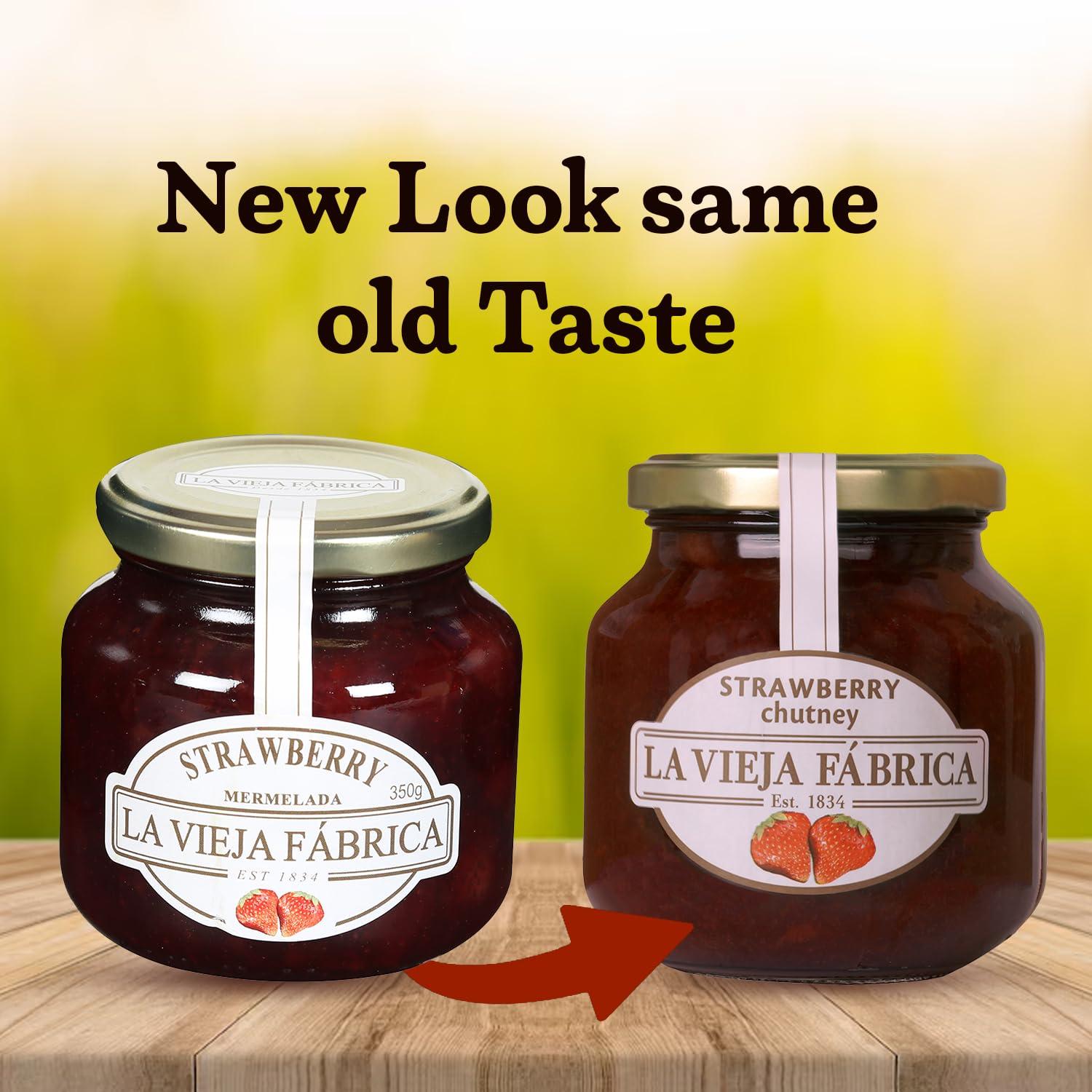 La Vieja Fabrica La Vieja Fabrica Jam Combo Pack of Strawberry jam 350g and Orange jam 365g