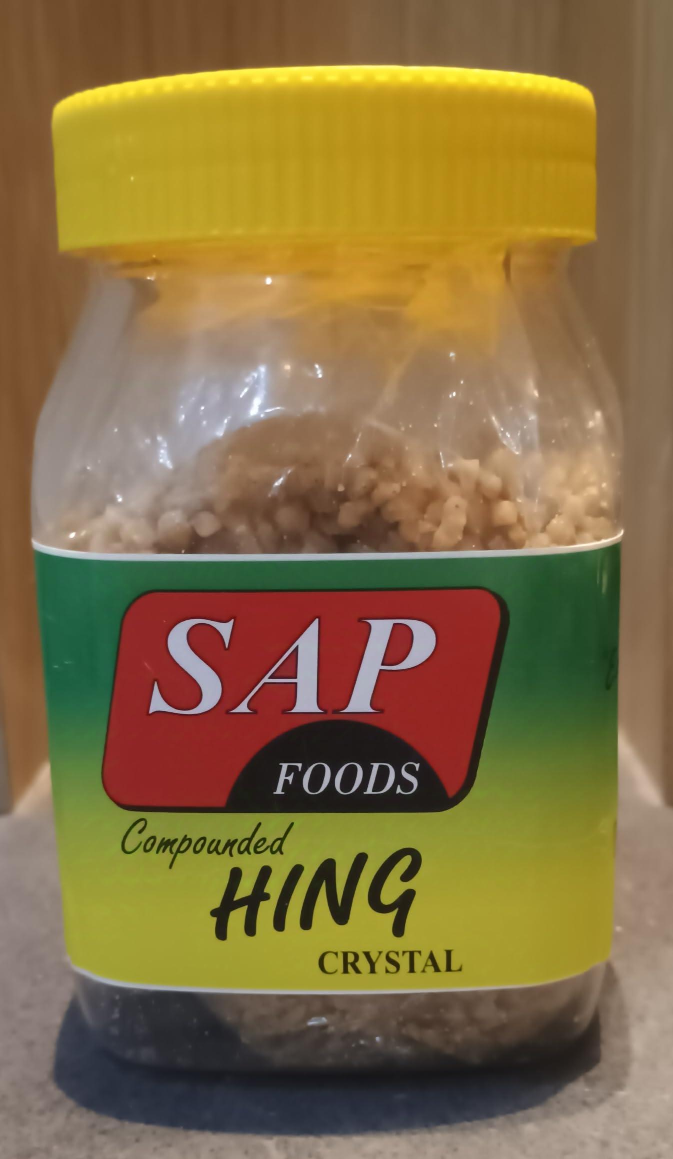 ENTERPRISES SAP Foods Strong Natural Asafoetida Pure CRYSTAL Hing | Hand Pounded Kadak Heeng (Crystal) 250g pack of 2