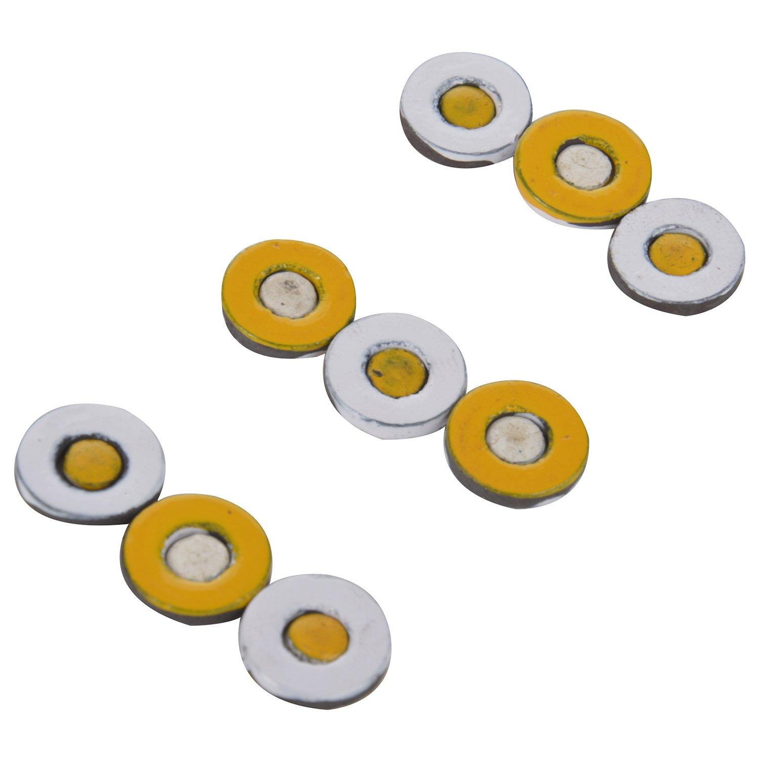 AHCS Acupressure Health Care Product AHCS Acupressure Health Care Product Acupressure Health Care System Acp Sujok Chakra Magnet Set Of 10 (1 Cm,Assorted)