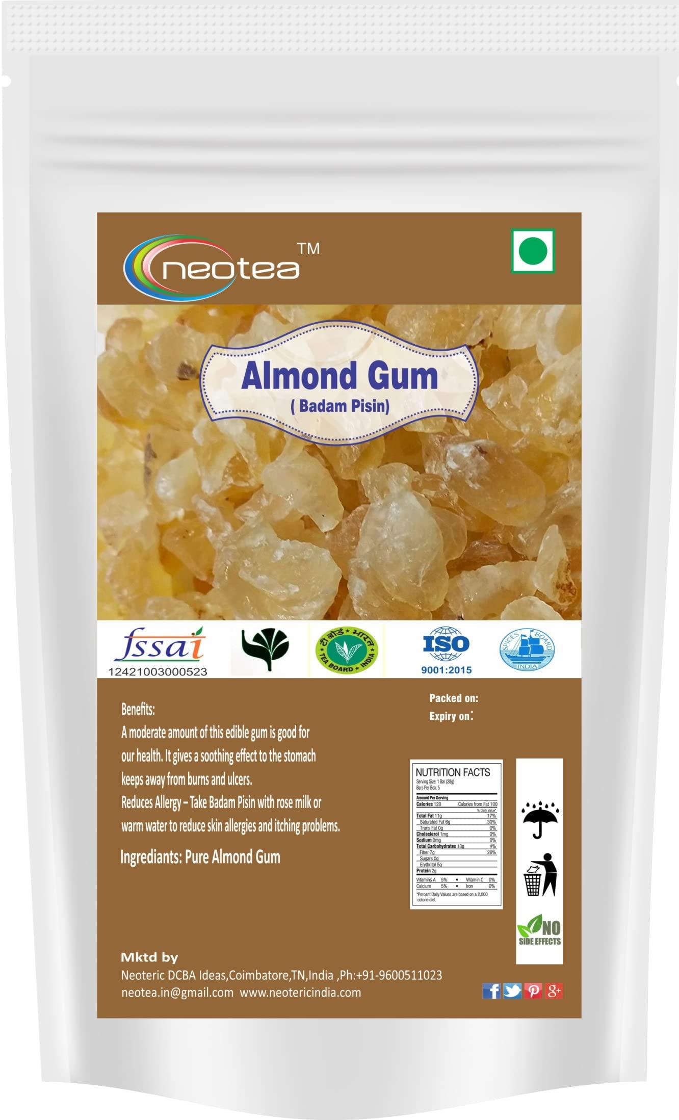 neotea Neotea Almond Gum Badam Pisin Badam Gum Powder Natural, 300