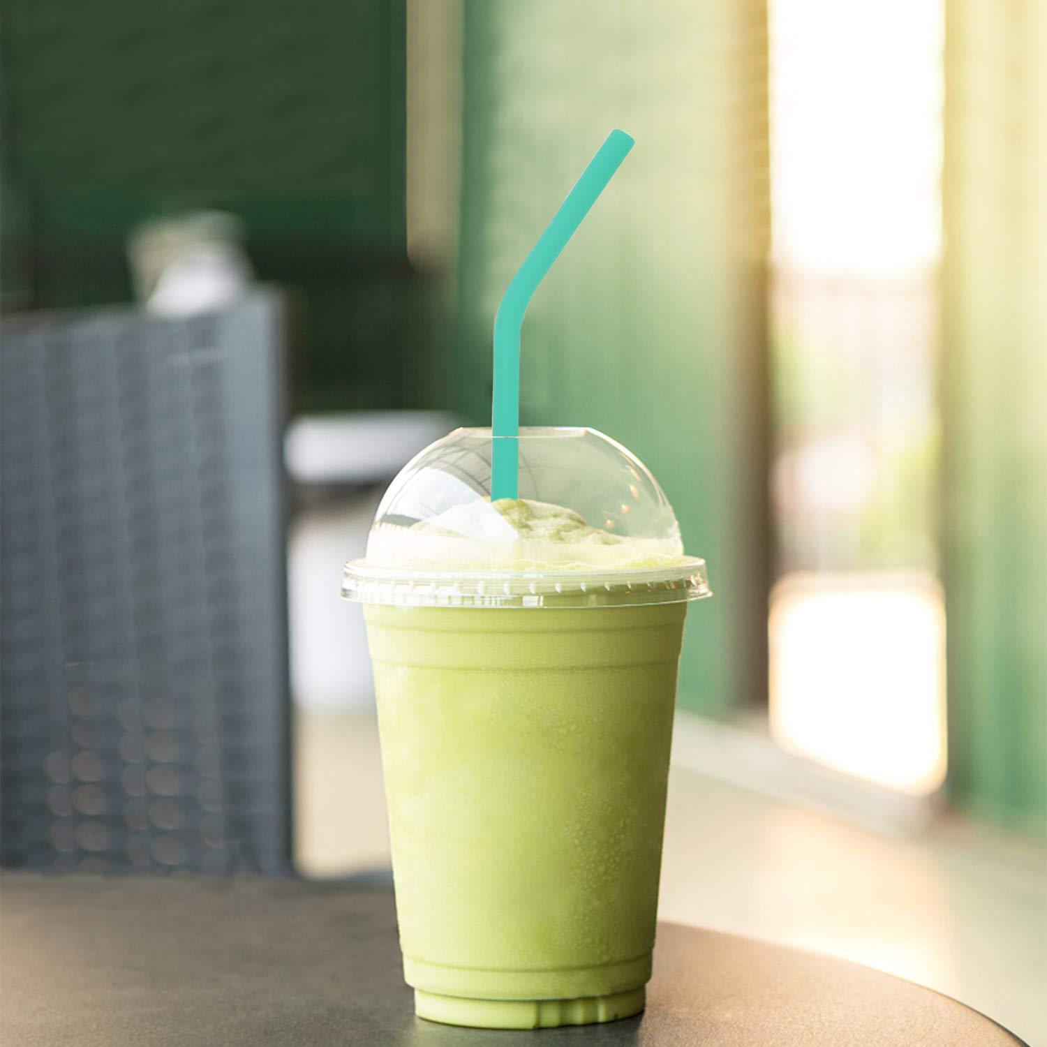 Senneny Senneny Set of 6 Silicone Drinking Straws for 30oz and 20oz Tumblers Yeti/Rtic- Reusable Silicone Straws BPA Free Extra Long with Cleaning Brushes- 6 Bent (6mm diameter) : 6mm diameter