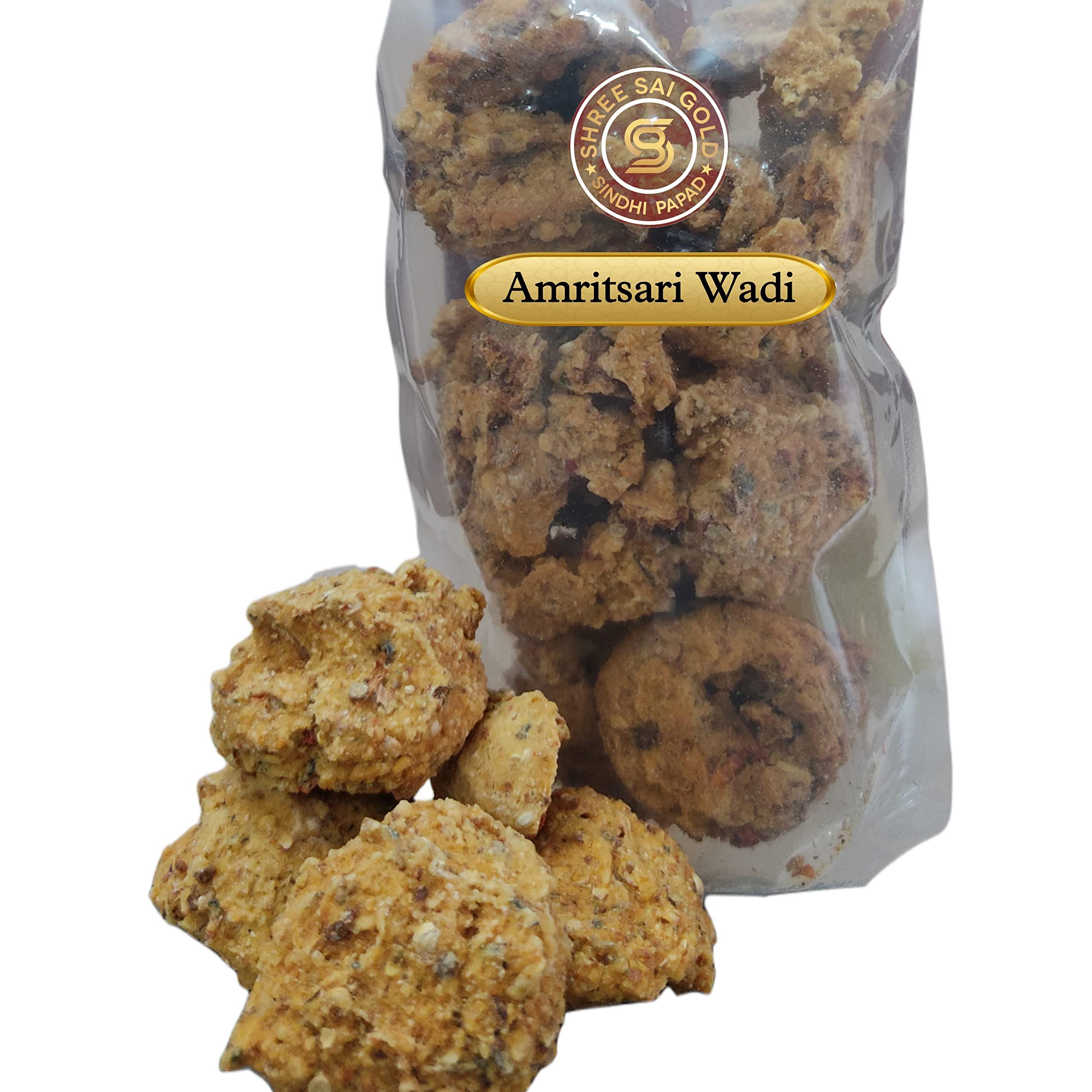 SSG SSG Amritsari Urad Dal Wadi - Hand Made Udad Dal Badi Khatti Bari (Amritsari Wadi, 200 gms)