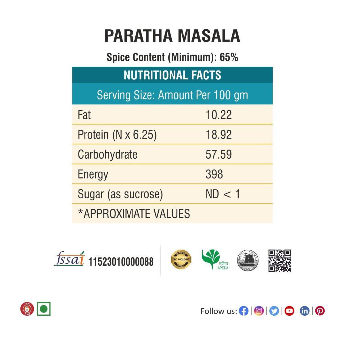 Bhoj Masale Bhoj Masale Chai And Paratha Masala Powder Combo Pack (chai paratha-200 gram)