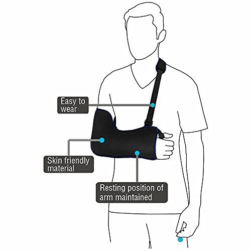 Comfort Comfort Arm Sling Pouch Ultra: Sling Is Used to Immobilize the Arm Movement While Injury (Medium) (S)