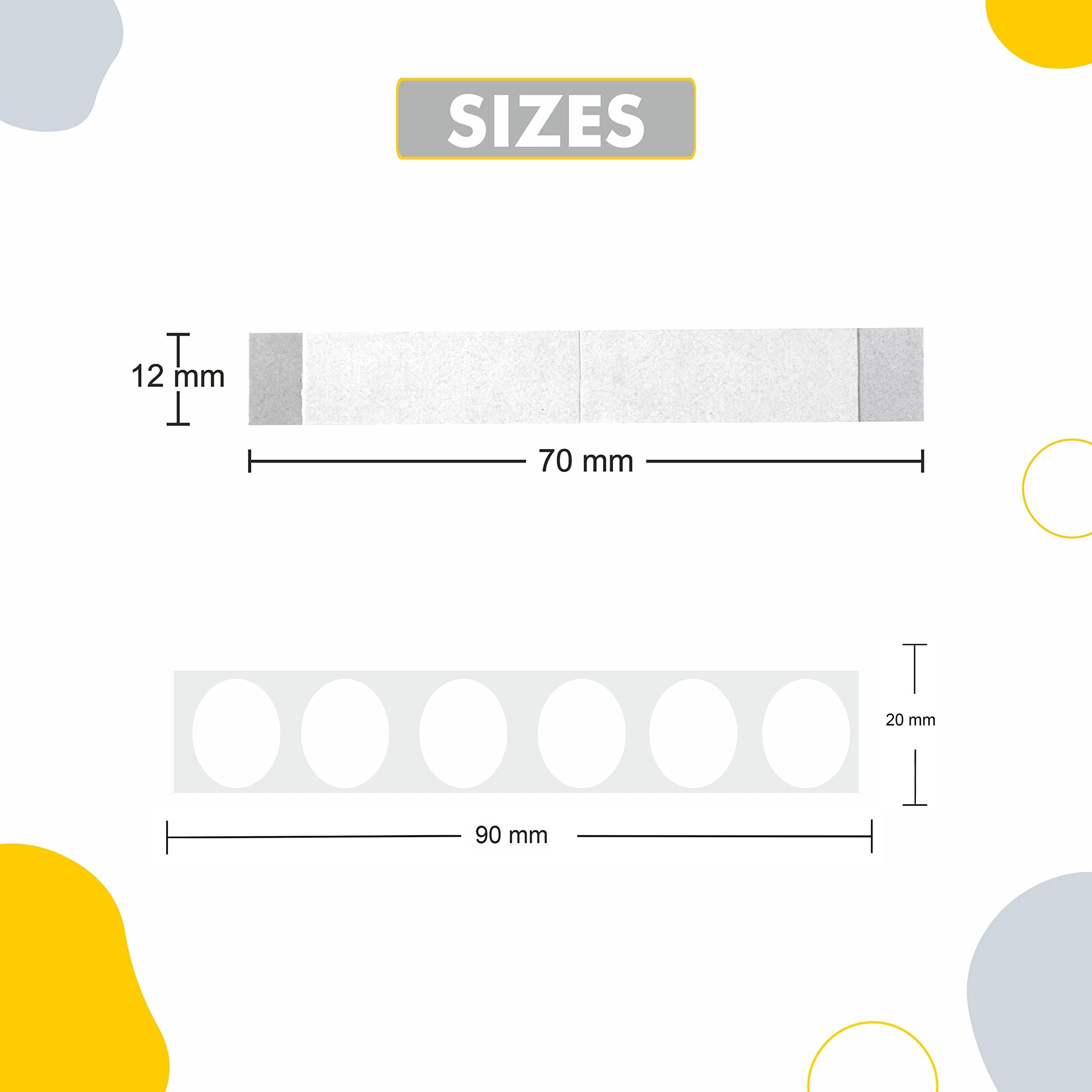 SLICKFIX SlickFix Trial Pack Combo - Fashion Dressing Tape & Ear Lobe Support Patches (36 pcs each) | Double sided body tape for women | Ear lobe protector and Fashion tape for dresses.