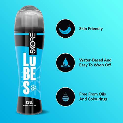 Skore Skore Cool Watermelon Flavoured Condoms & Cool Sensation Lubes - 50 ml