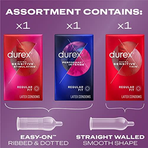 Durex Durex Condom Pleasure Pack - Box Of 3