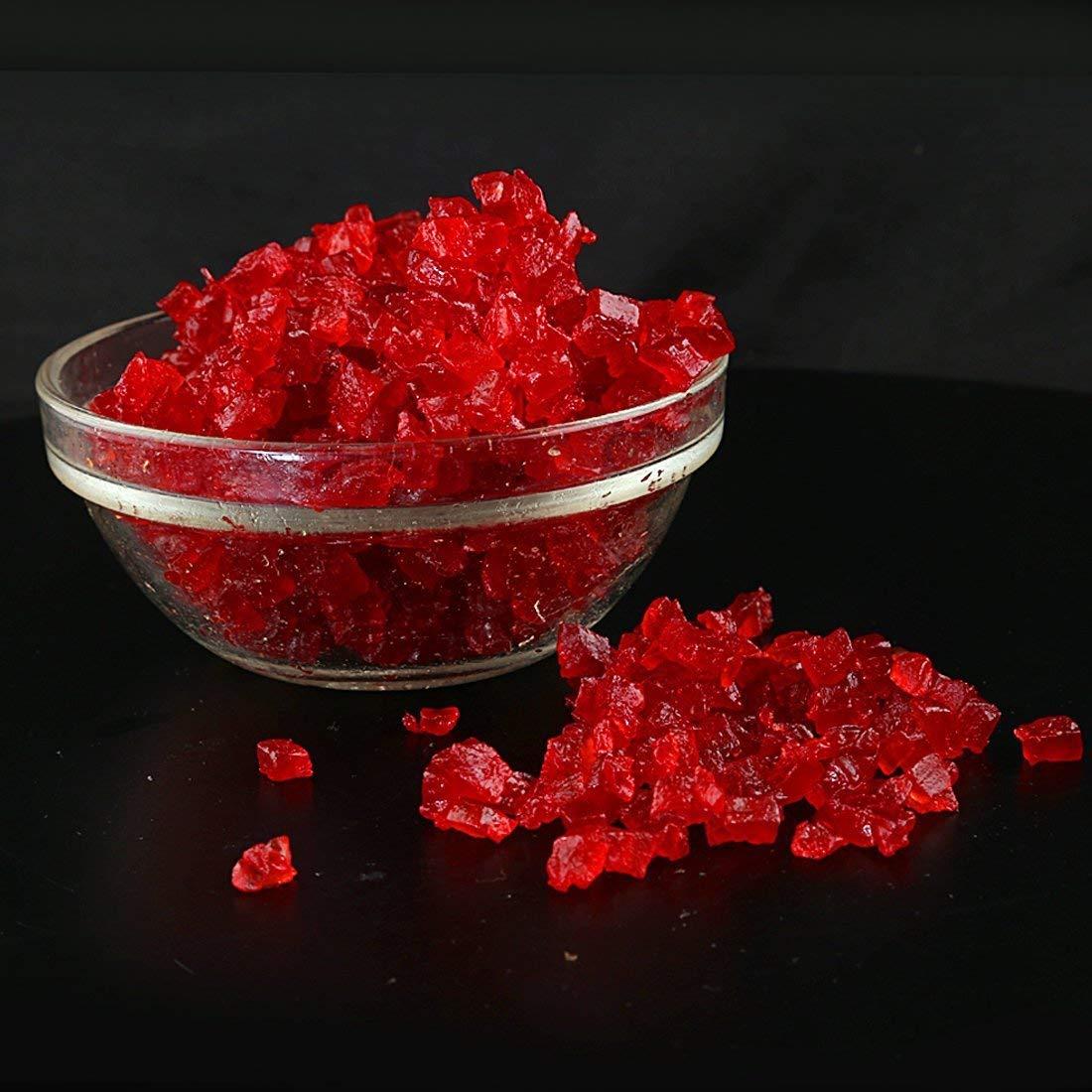 DHAWAK Dhawak Red and Green Tutti Frutti Bits (Cherry) - 900 GMS.