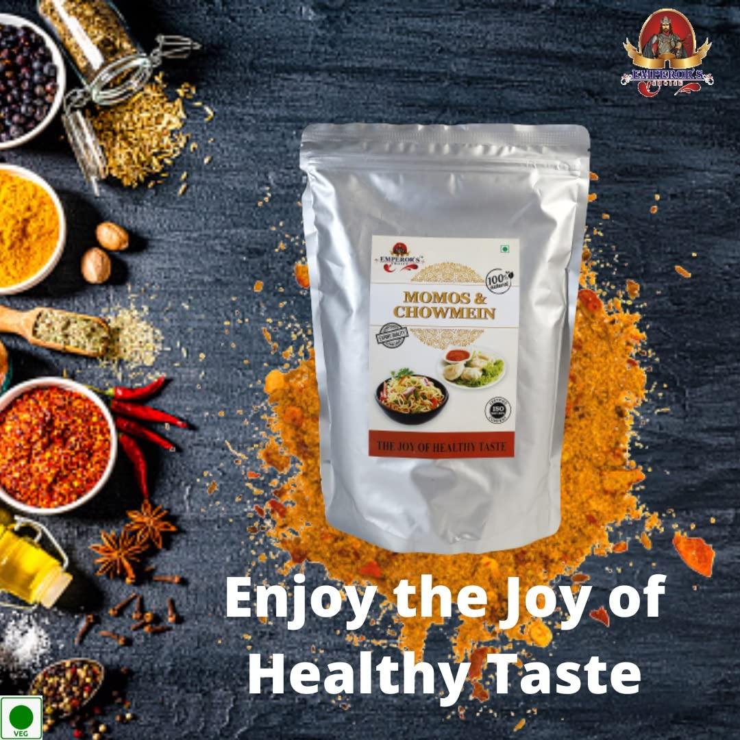EMPEROR'S CHOICE Emperor\'s Choice Momos & Chowmein Masala: Whole Spice Blend | Aromatic Seasoning (1KG) - Elevate Your Dishes! #TraditionalTaste