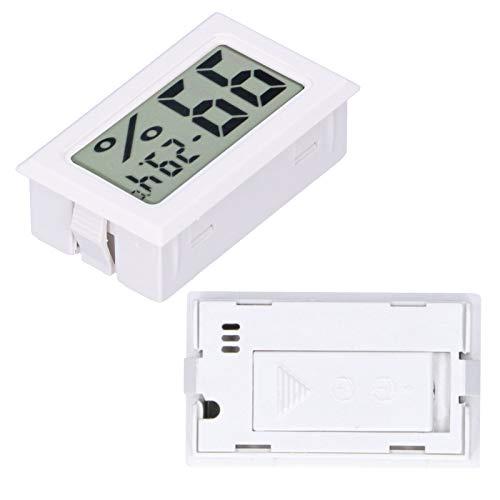 Tonysa Digital Temperature Meter, FY11001 Multipurpose Electronic Temperature Humidity Meters, for Smart Home for Humidors for Garden for Greenhouse(white)