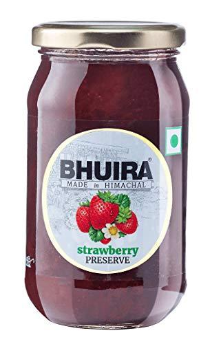 Bhuira Bhuira|All Natural Jam -Strawberry & Rosemary Preserve,Black Cherry Preserve,Bitter Orange Marmalade,Apple and Cinnamon Jelly- -240g Each|No Added preservatives|No Artifical Color Added|Pack of 4