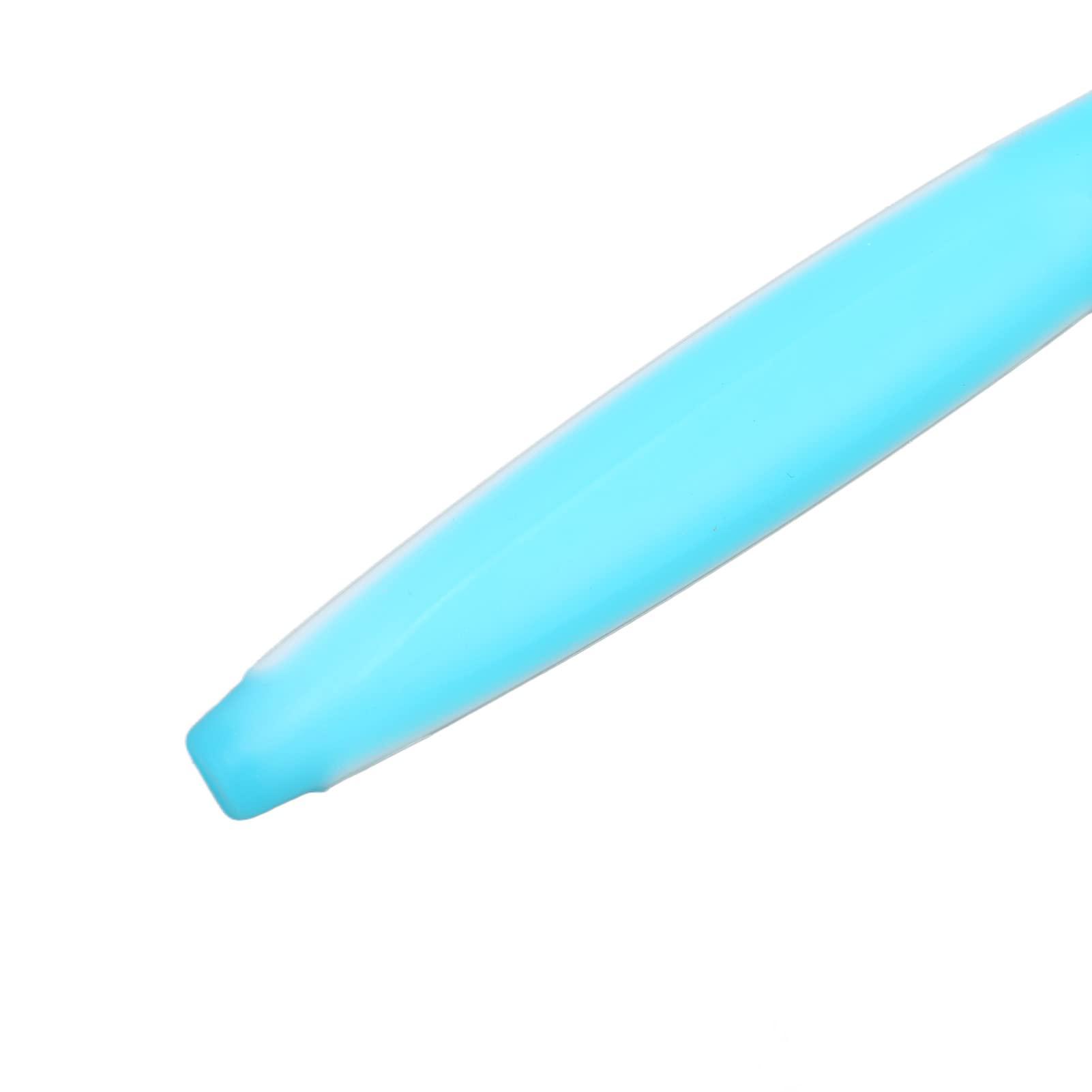 Jaerb Tongue Brush, Tongue Cleaner Long Handle for Adults (Blue)